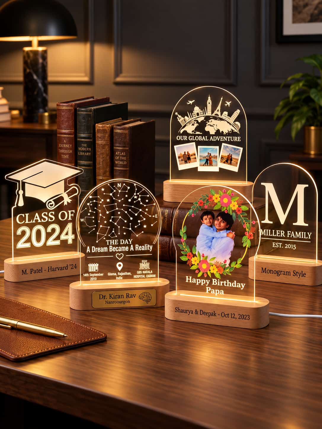 Personalised LED Lamps