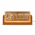 Physiotherapist Name Plate | Personalised Physio Clinic Desk Name Plate