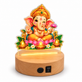 Ganesh Night Lamp | Wireless Rechargeable Ganesha LED Desk Lamp, Diwali Gift